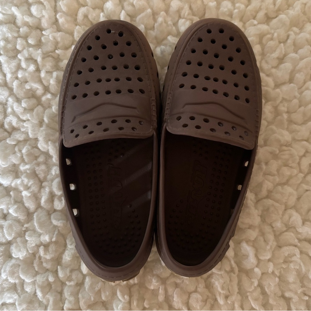 Floafers Kids Brown Slip-On Loafers